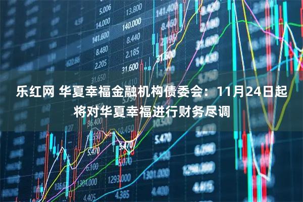 乐红网 华夏幸福金融机构债委会：11月24日起将对华夏幸福进行财务尽调