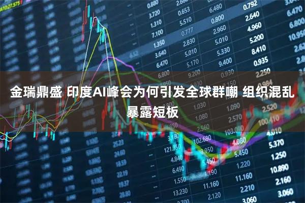 金瑞鼎盛 印度AI峰会为何引发全球群嘲 组织混乱暴露短板